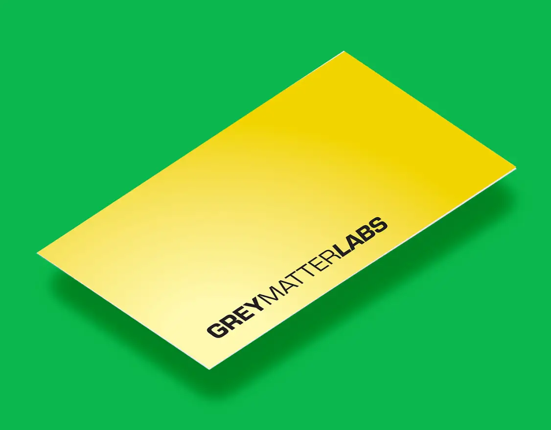 Silk Lamination Business Cards